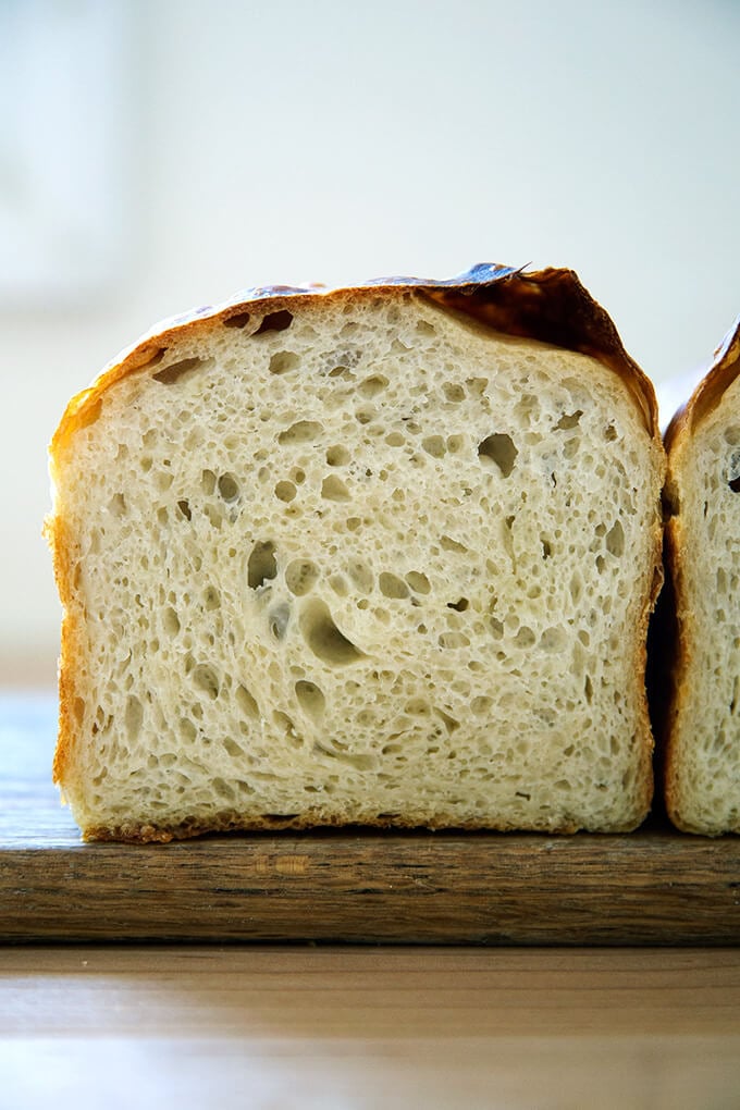 Ingredient Sourdough Sandwich Bread: No Knead, No Dutch Oven